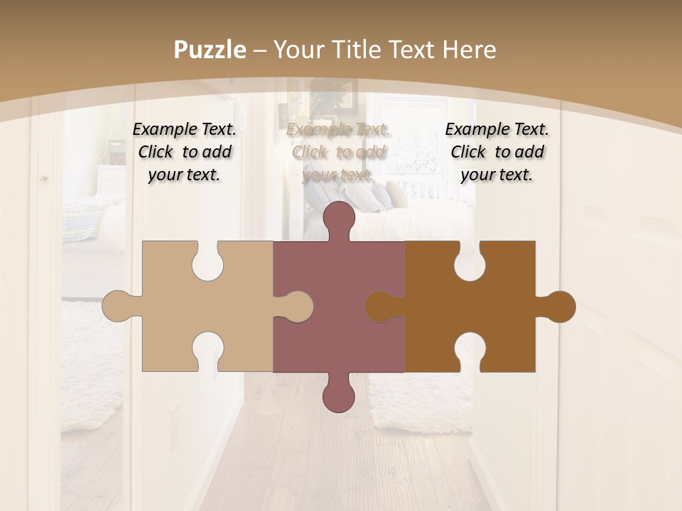 Door Green Area PowerPoint Template