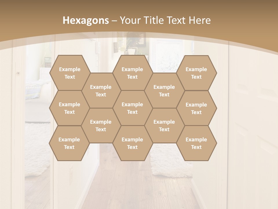 Door Green Area PowerPoint Template