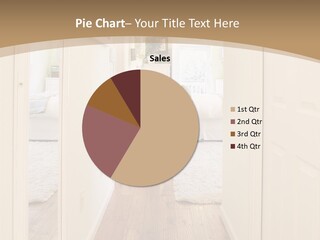 Door Green Area PowerPoint Template