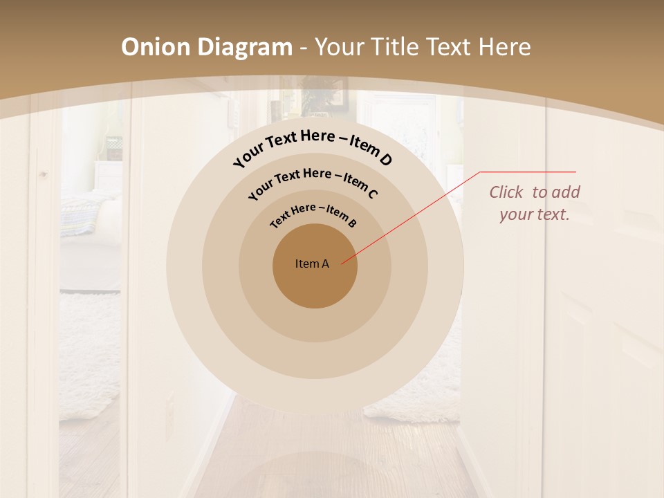Door Green Area PowerPoint Template