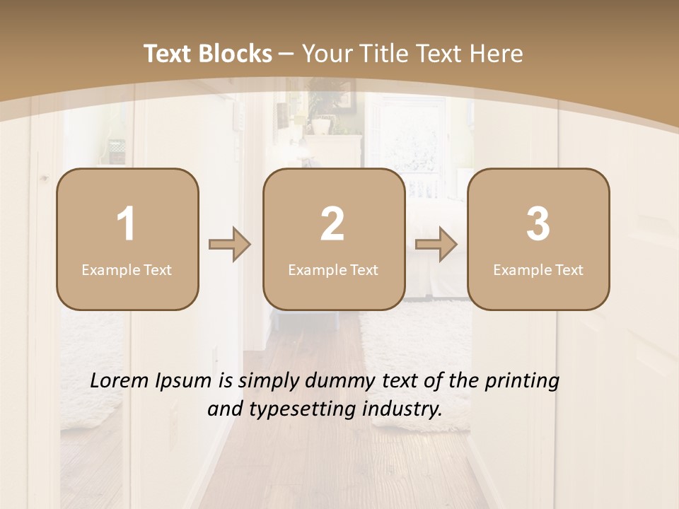 Door Green Area PowerPoint Template