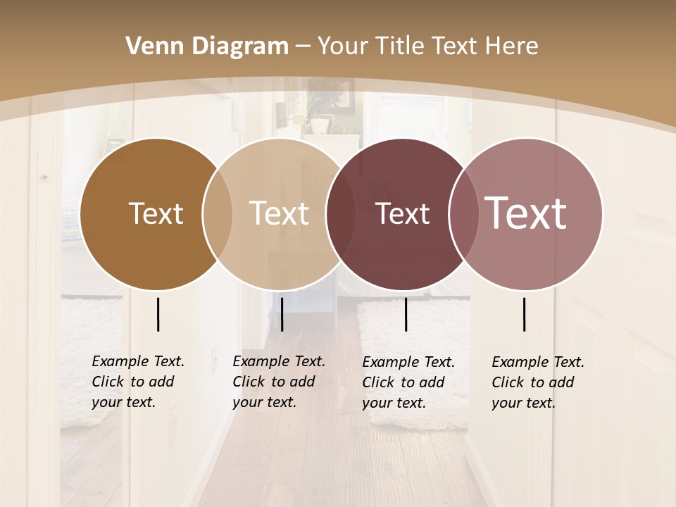 Door Green Area PowerPoint Template