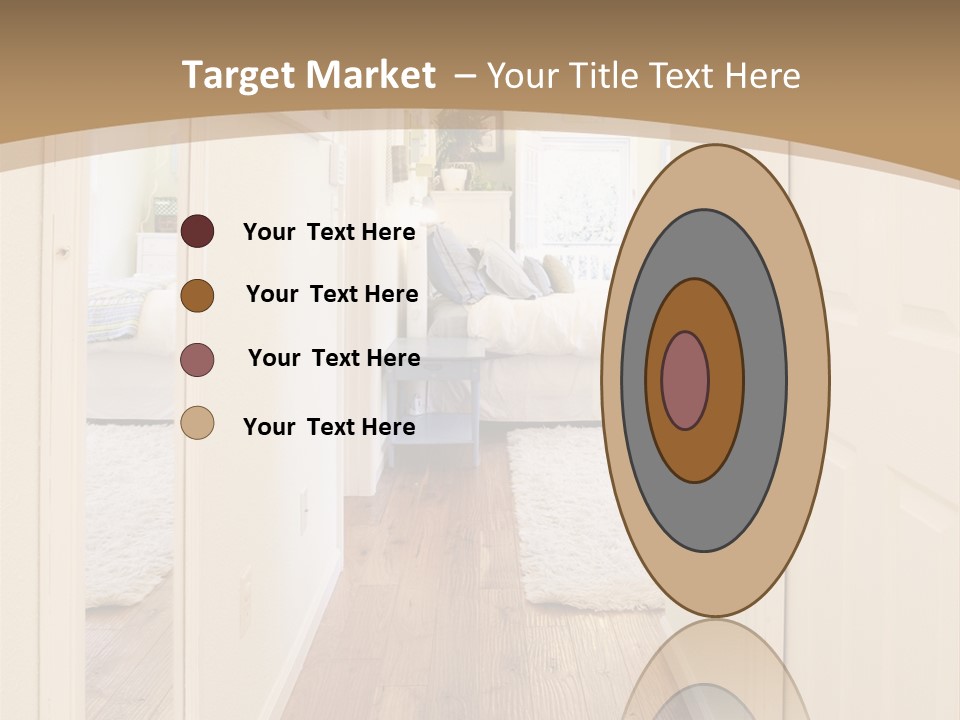Door Green Area PowerPoint Template