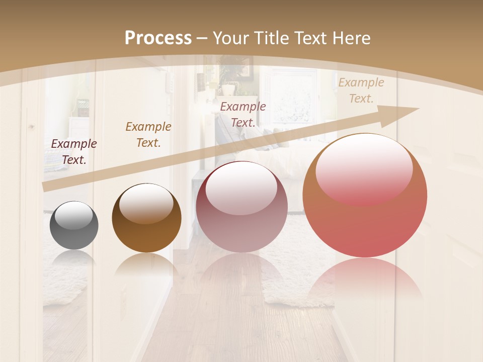 Door Green Area PowerPoint Template