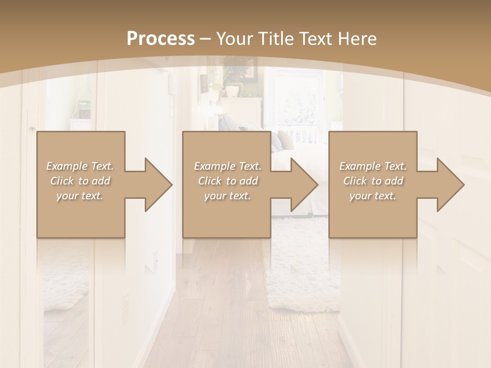 Door Green Area PowerPoint Template
