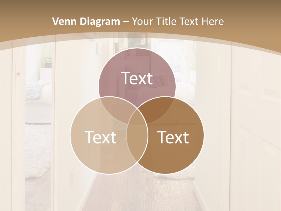 Door Green Area PowerPoint Template