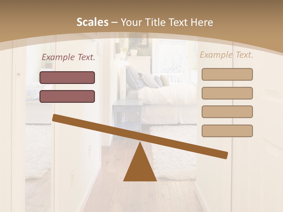 Door Green Area PowerPoint Template