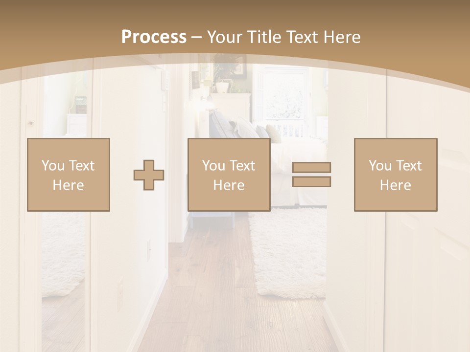 Door Green Area PowerPoint Template