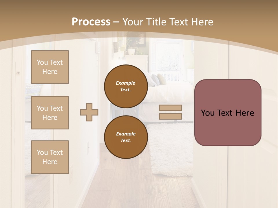 Door Green Area PowerPoint Template