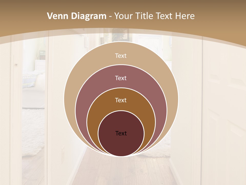 Door Green Area PowerPoint Template
