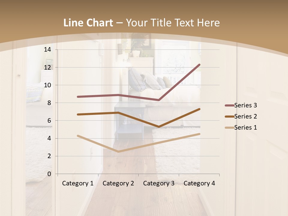 Door Green Area PowerPoint Template