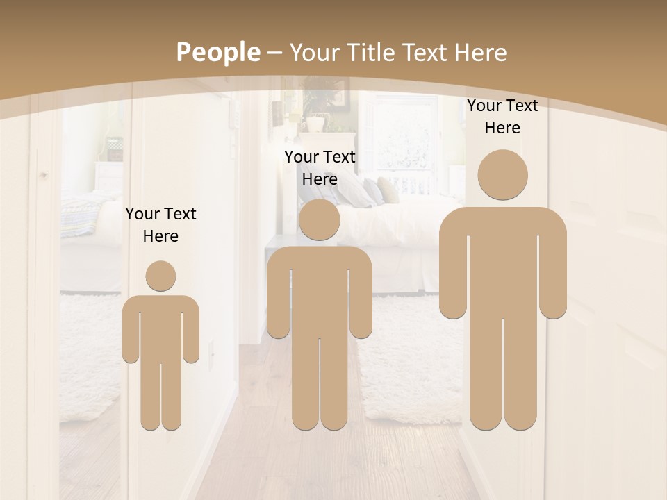 Door Green Area PowerPoint Template