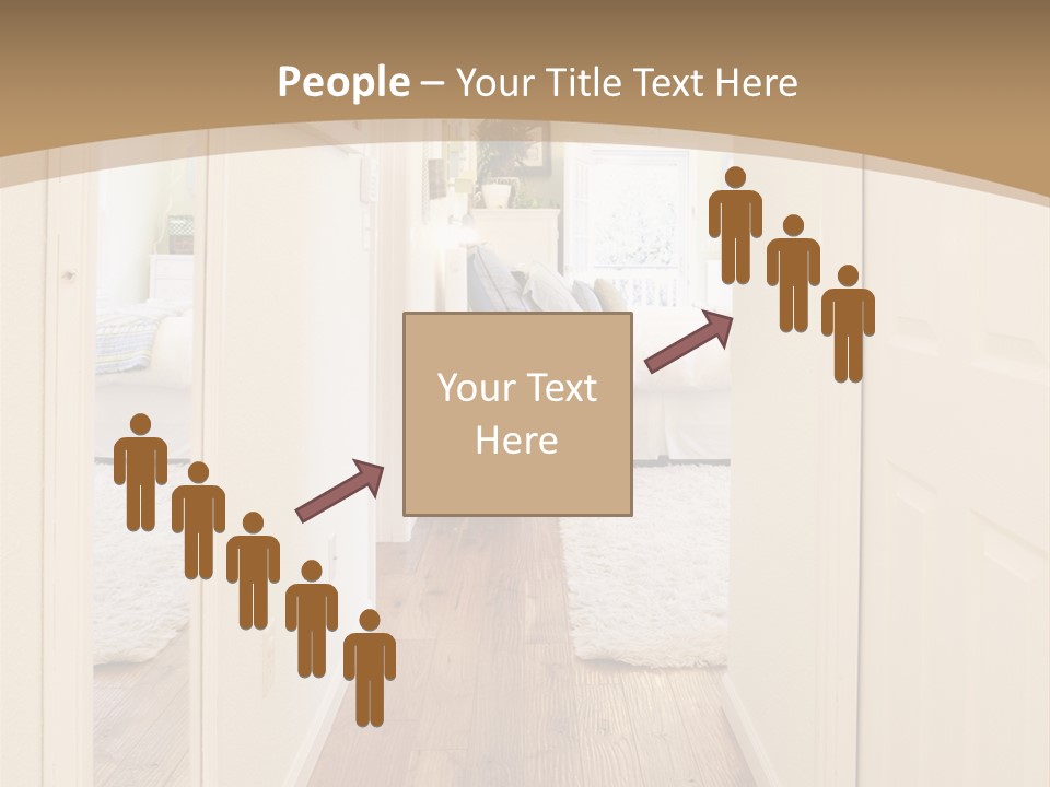 Door Green Area PowerPoint Template