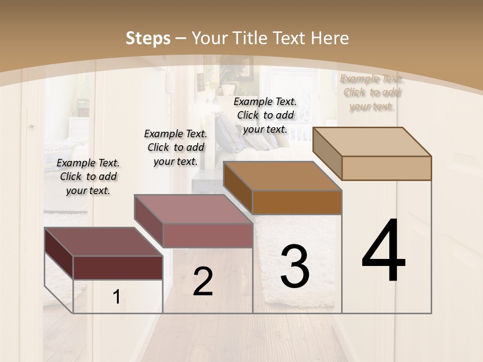 Door Green Area PowerPoint Template