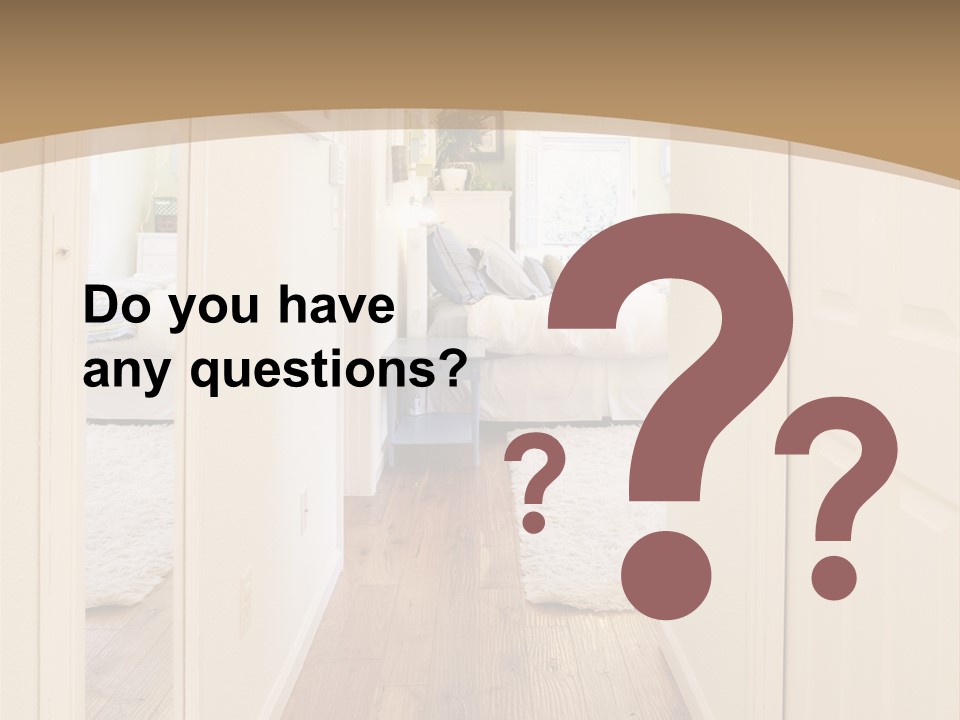 Door Green Area PowerPoint Template