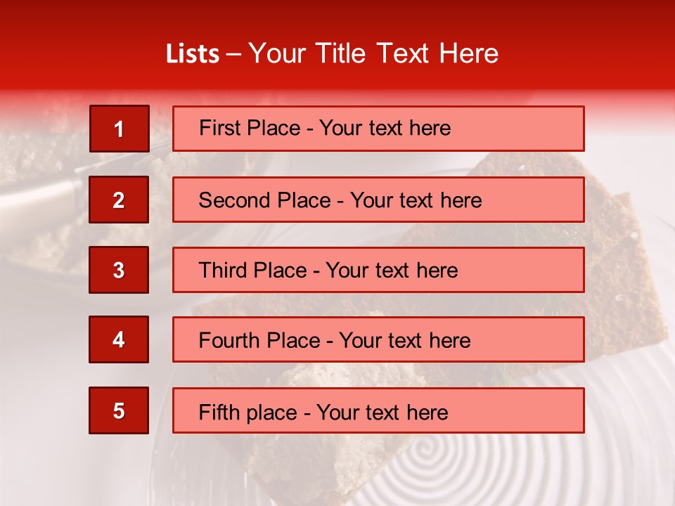 Organic Appetizer Tomato PowerPoint Template