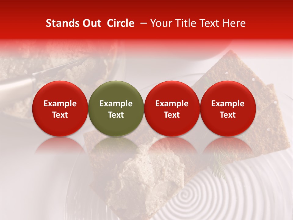 Organic Appetizer Tomato PowerPoint Template