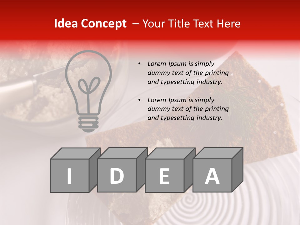 Organic Appetizer Tomato PowerPoint Template