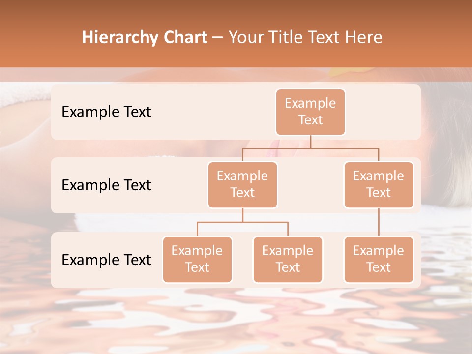 A Woman Laying Down In The Water With A Yellow Flower On Her Head PowerPoint Template