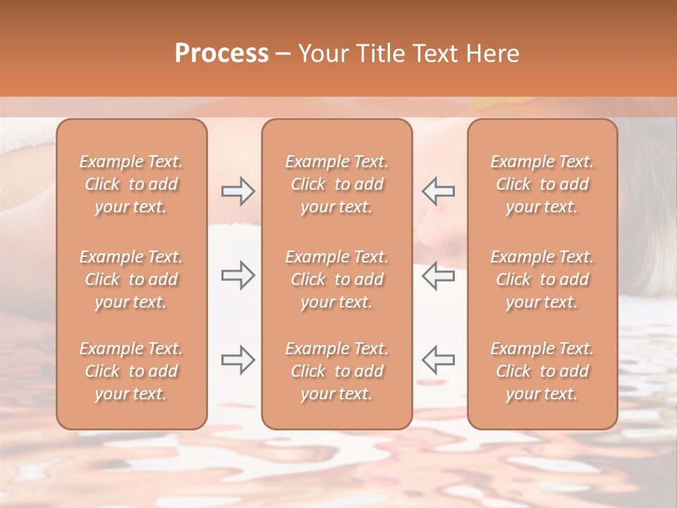 A Woman Laying Down In The Water With A Yellow Flower On Her Head PowerPoint Template