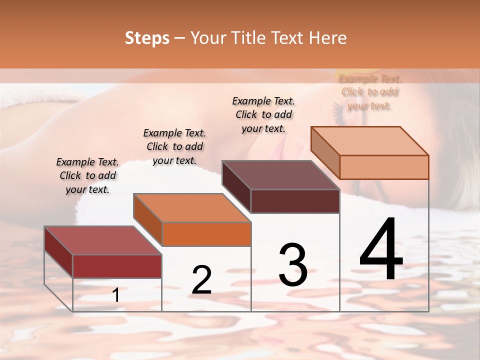 A Woman Laying Down In The Water With A Yellow Flower On Her Head PowerPoint Template