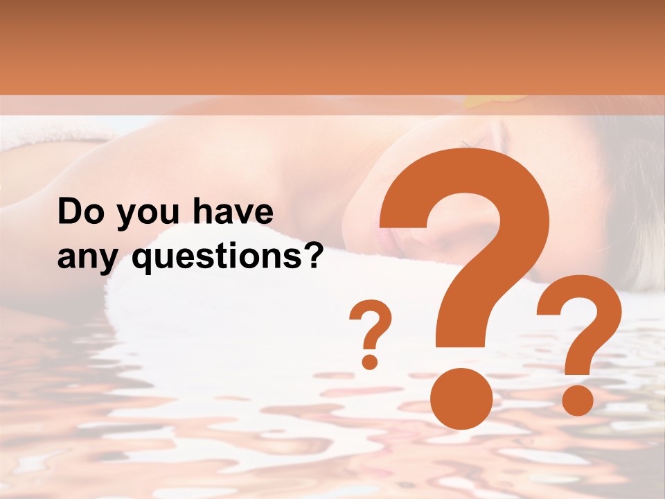 A Woman Laying Down In The Water With A Yellow Flower On Her Head PowerPoint Template