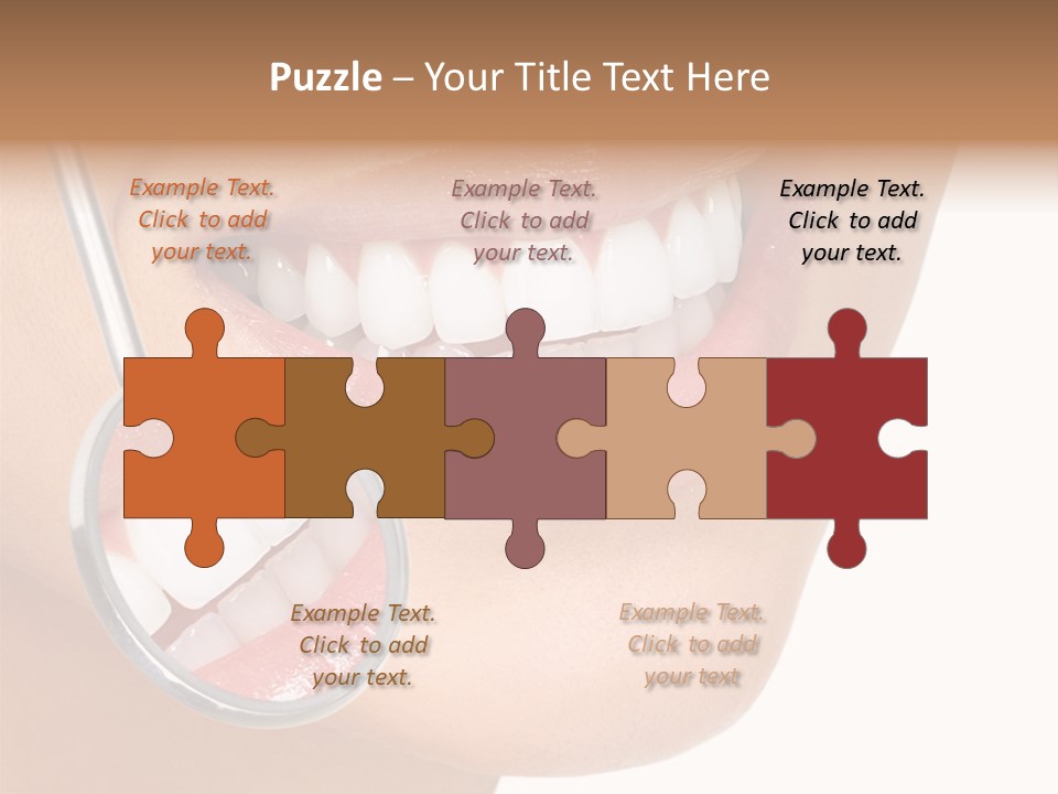 Girl Dental Care PowerPoint Template
