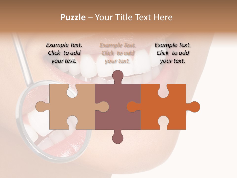 Girl Dental Care PowerPoint Template