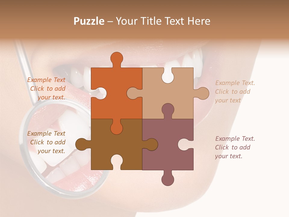 Girl Dental Care PowerPoint Template