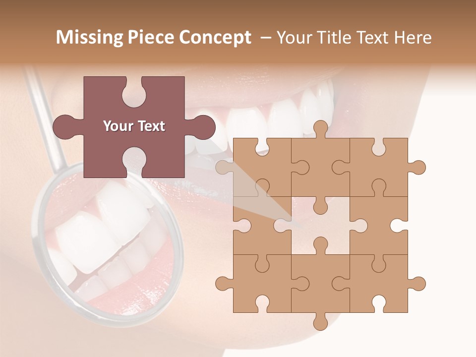 Girl Dental Care PowerPoint Template