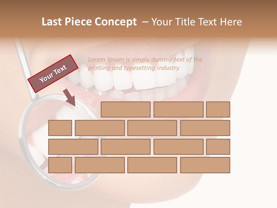 Girl Dental Care PowerPoint Template