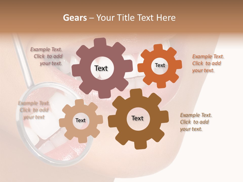 Girl Dental Care PowerPoint Template