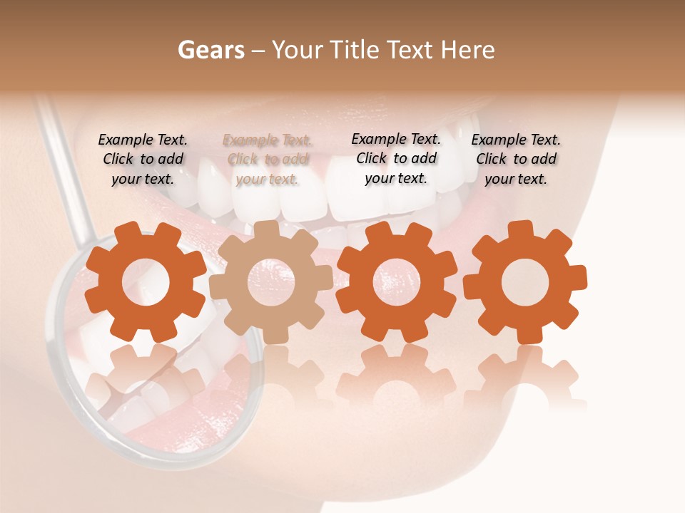 Girl Dental Care PowerPoint Template