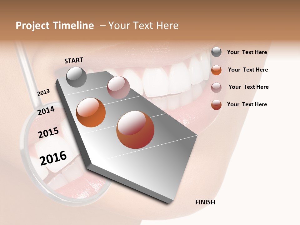 Girl Dental Care PowerPoint Template