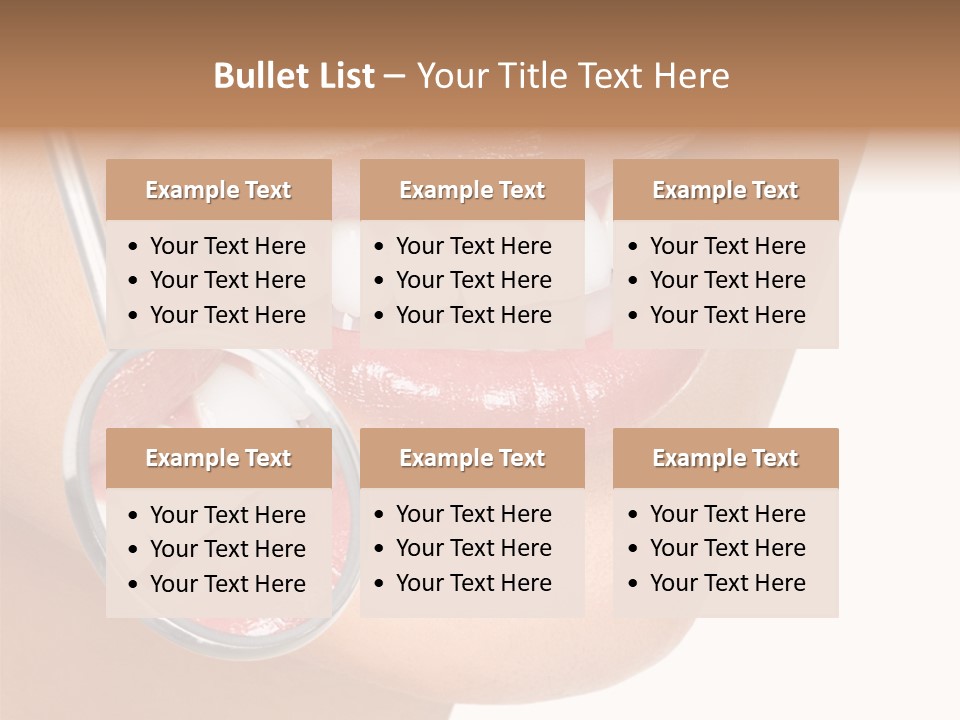 Girl Dental Care PowerPoint Template