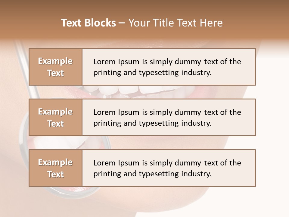 Girl Dental Care PowerPoint Template