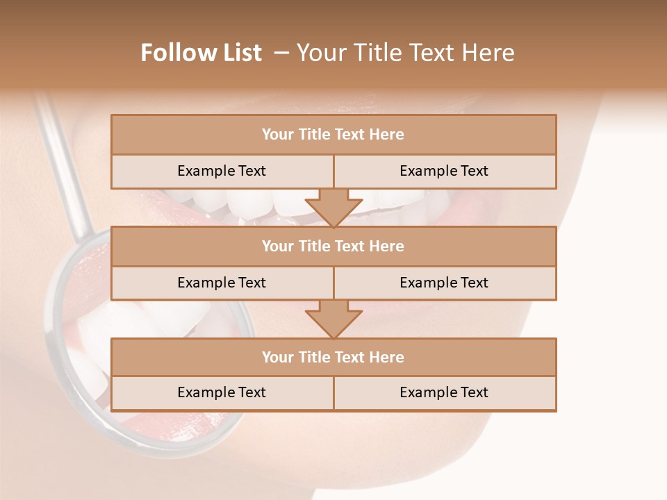 Girl Dental Care PowerPoint Template