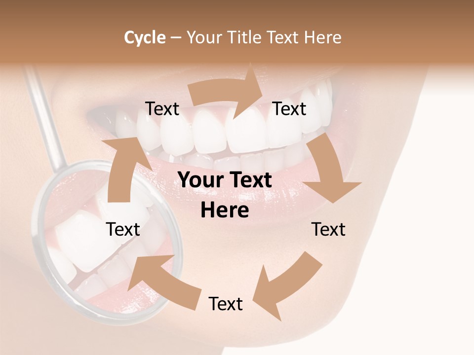 Girl Dental Care PowerPoint Template