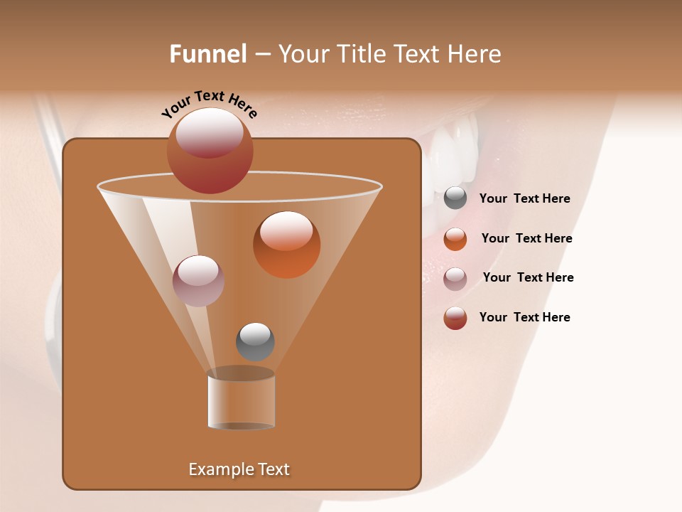 Girl Dental Care PowerPoint Template