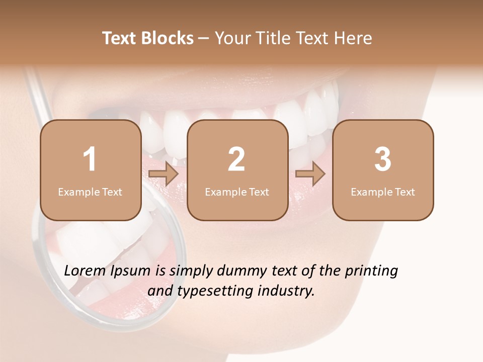 Girl Dental Care PowerPoint Template