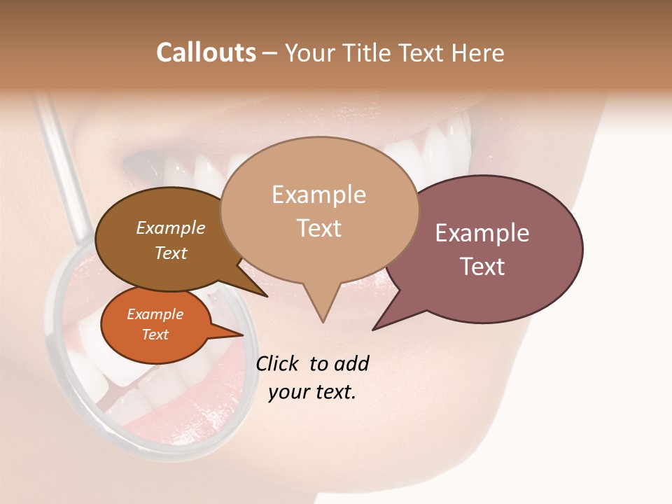 Girl Dental Care PowerPoint Template