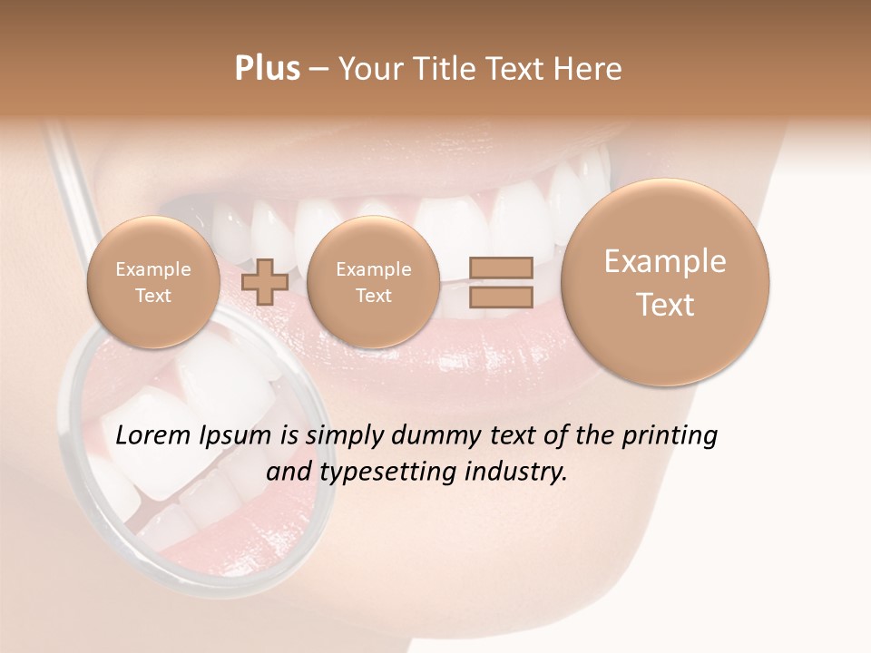 Girl Dental Care PowerPoint Template