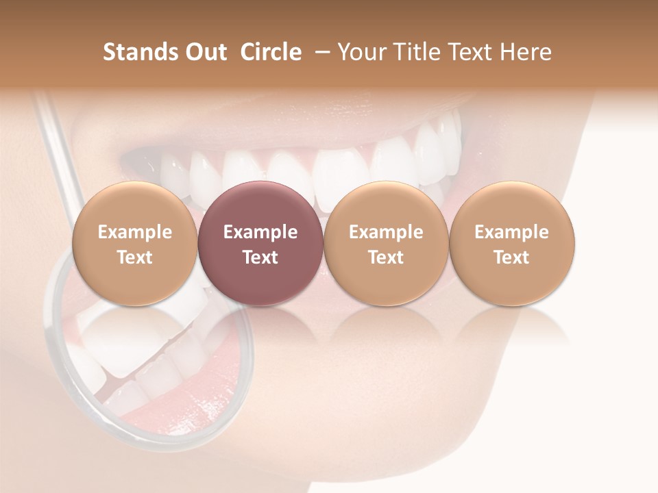 Girl Dental Care PowerPoint Template