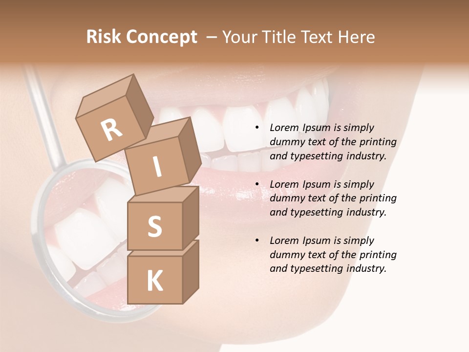 Girl Dental Care PowerPoint Template