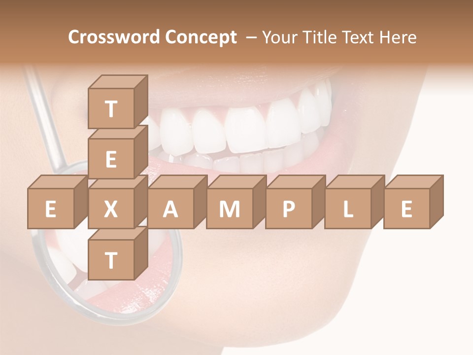 Girl Dental Care PowerPoint Template