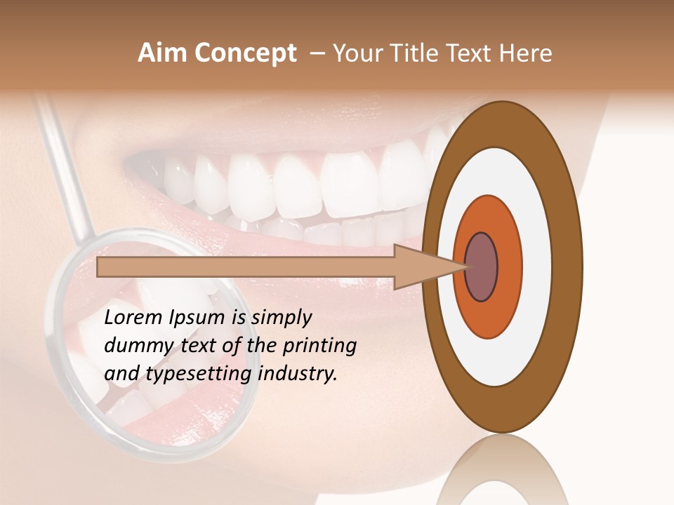 Girl Dental Care PowerPoint Template