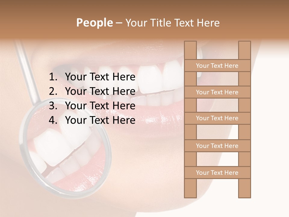 Girl Dental Care PowerPoint Template