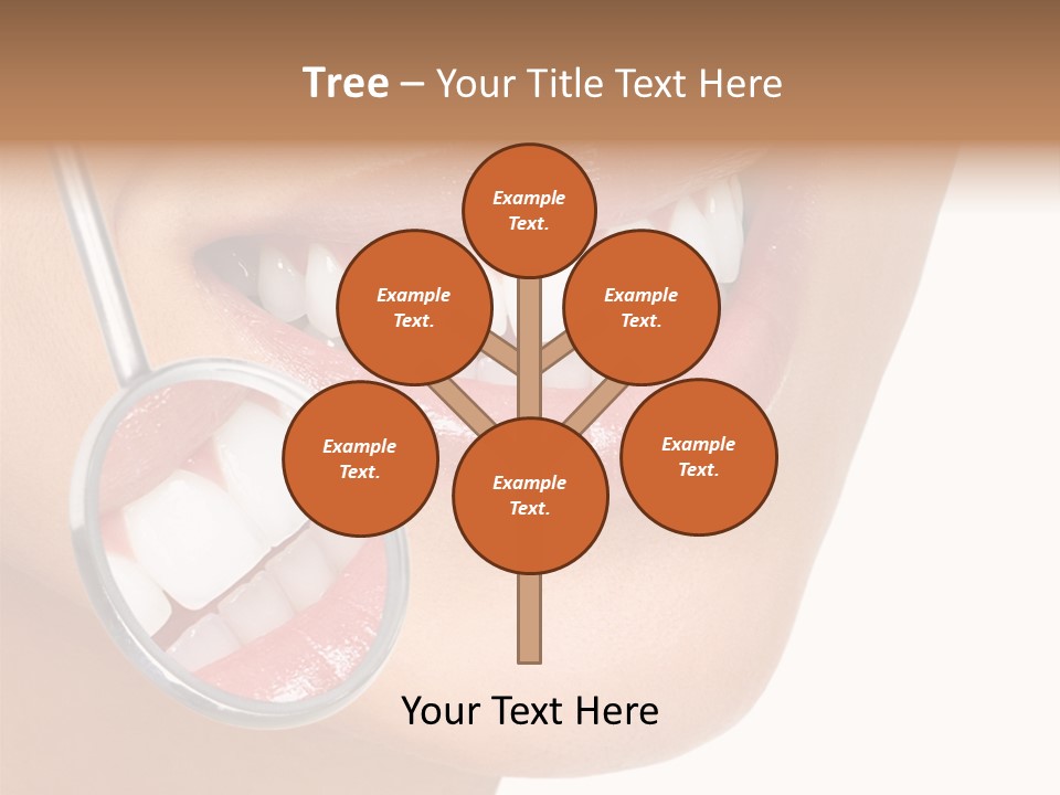 Girl Dental Care PowerPoint Template