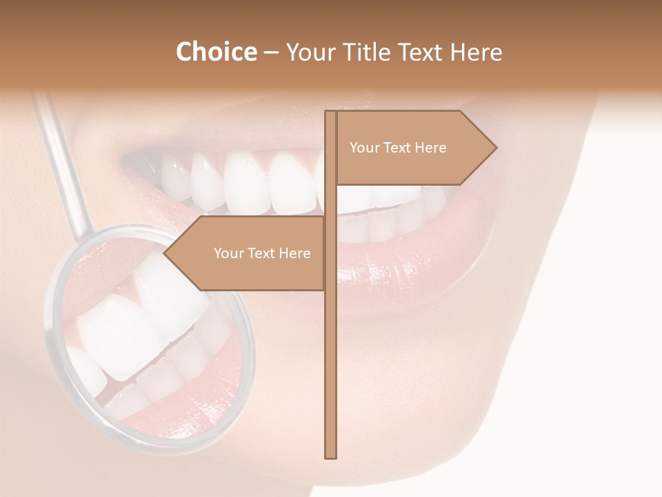 Girl Dental Care PowerPoint Template