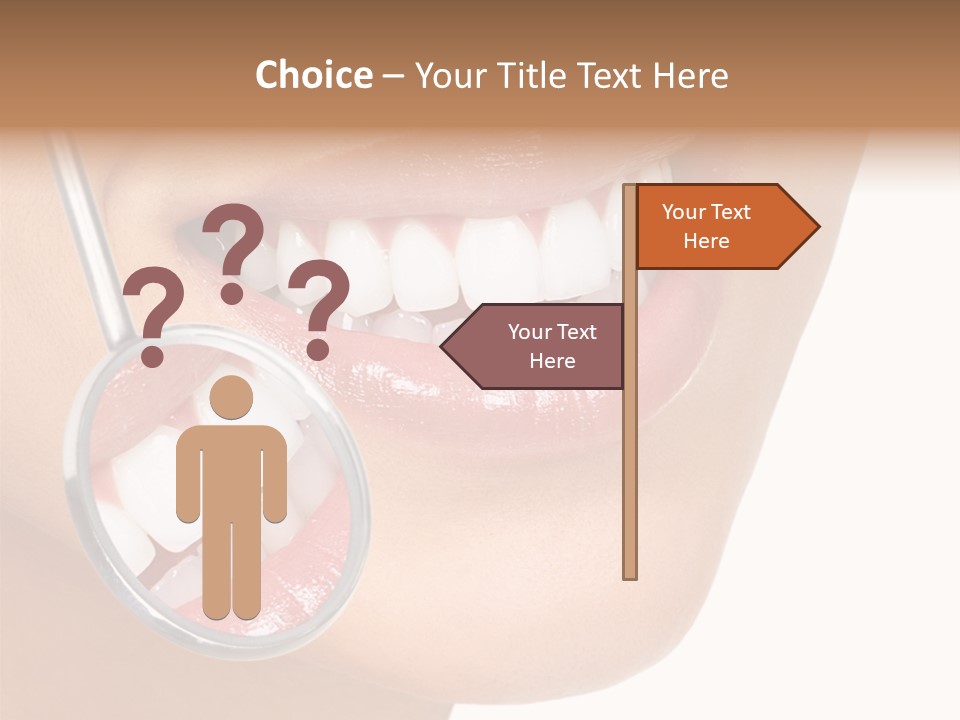 Girl Dental Care PowerPoint Template